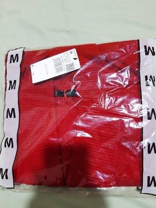 Chaqueta larga roja