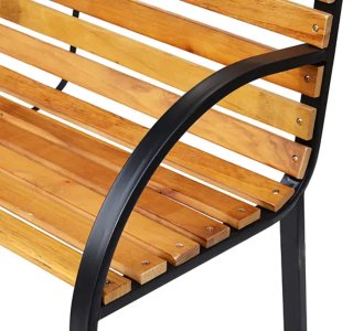 Banco de Jardín Madera 2 Plazas 122x60x83 cm