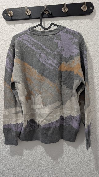 Jersey Levi's Oversize Estampado Gris/Morado Talla