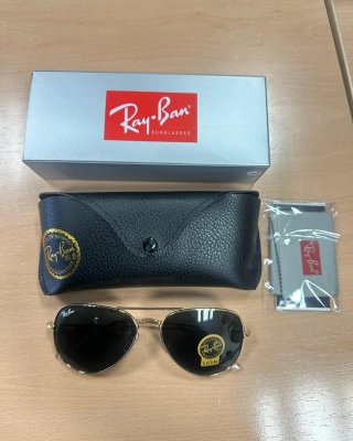 Gafas de sol Aviator Dorado/Negro