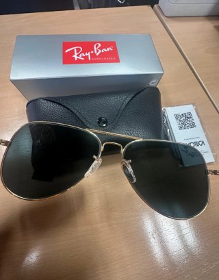 Gafas de sol Aviator Dorado/Negro