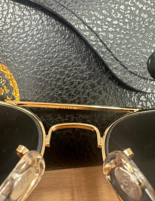 Gafas de sol Aviator Dorado/Negro