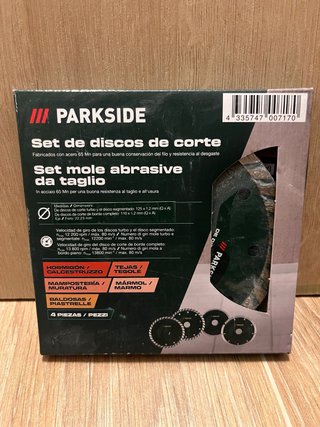 Set 4 Discos Corte 110/125mm