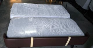 Cama nido beige y marrón