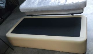 Cama nido beige y marrón