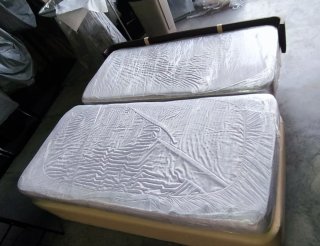 Cama nido beige y marrón