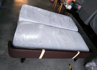 Cama nido beige y marrón