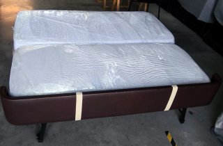 Cama nido beige y marrón