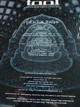 Tool 10,000 Days vinilo