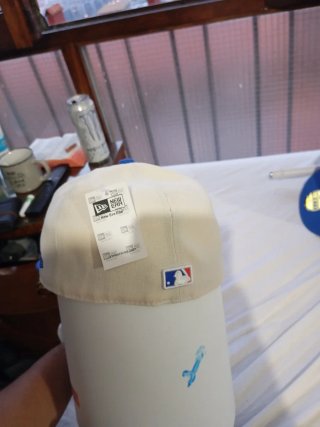 Gorra New Era LA Blanca y Azul