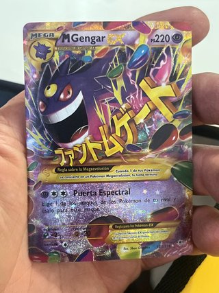 Carta Pokémon Mega Gengar EX PS220