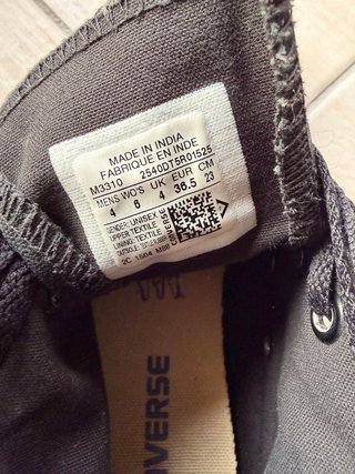 Converse All Star nere 36,5 Unisex