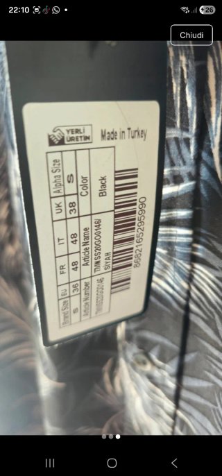 Camicia uomo leggera e morbida TRENDYOL fantasia f