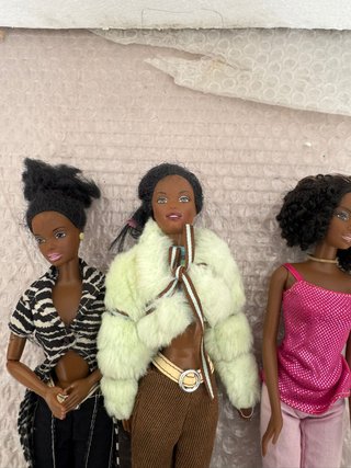 3 Muñecas Barbie Afroamericanas
