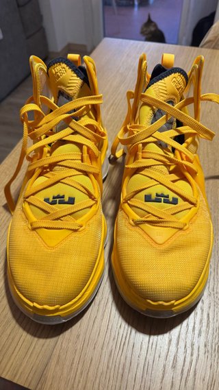 Nike Lebron 19 Talla 45.5 Amarillas Como nuevas.