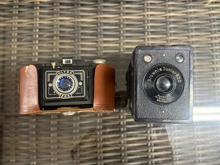 Cámara Ultra Fex e Kodak Six-20 Brownie Junior