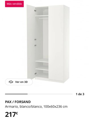 Armario Ikea PAX FORSAND