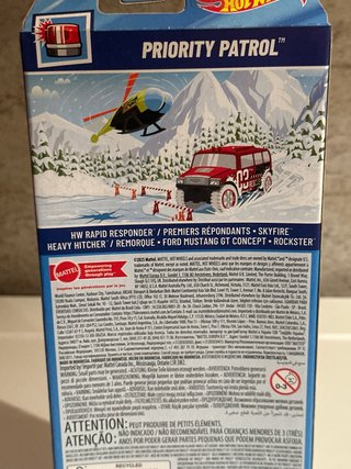 Set 5 Hot Wheels Priority Patrol