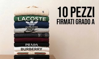Stock Abbigliamento Firmato Grado B - 20 Pezzi