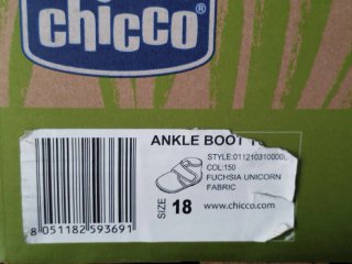 Pattine Chicco rosa unicorni glitter