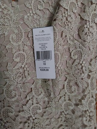 Vestido midi de fiesta encaje
