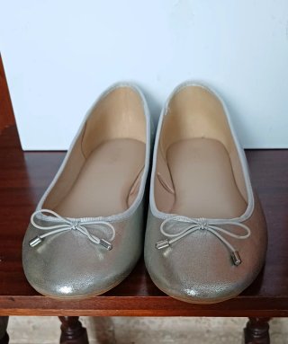 Bailarinas Parfois 37 plateadas