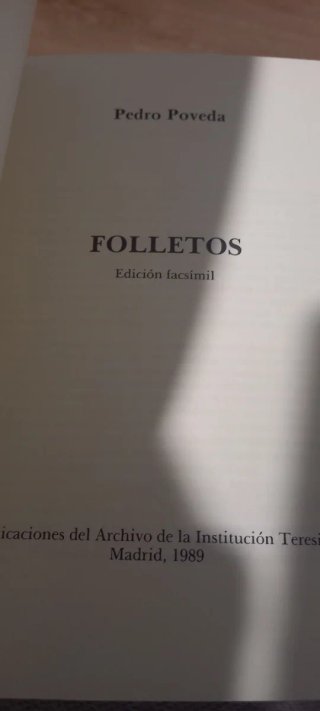 Libro del Santo Pedro Poveda "FOLLETOS"