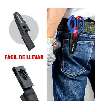 Tijeras WORKPRO +Destornilladores PARKSIDE 1.000v