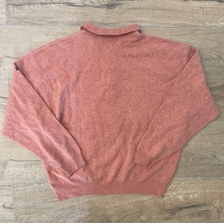 Vintage Austrian Virgin Wool Blend Polo Sweater