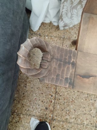 Sillas antiguas paritorias  de madera (2 unidades)