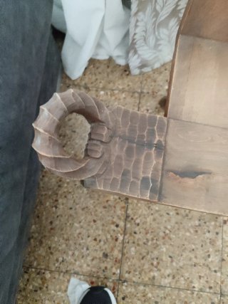 Sillas antiguas paritorias  de madera (2 unidades)
