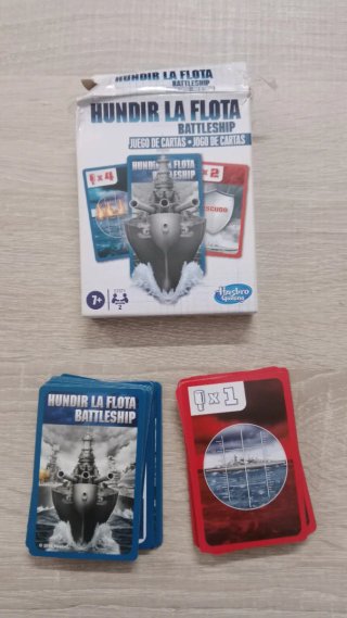 Juego de cartas Hundir la Flota Battleship