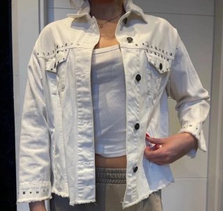 Chaqueta vaquera Sybilla beige Talla M