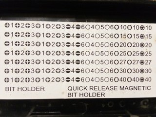 inserti 100 pezzi Hitachi per avvitatore