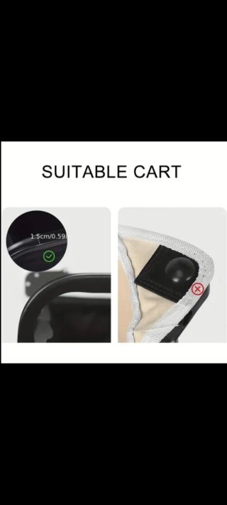Techo para carro plegable negro.