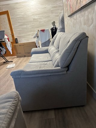 Sofá 3+2 plazas gris