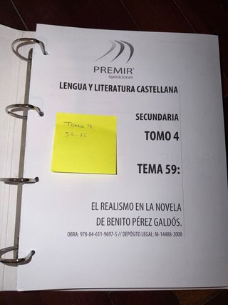Temario Oposiciones Secundaria Lengua