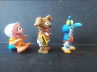 Lote 3 Muñecos Pequeñecos PVC