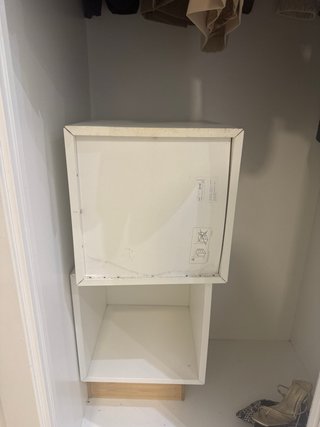 Scaffalature quadrate Ikea bianche
