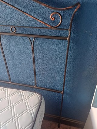 Cabecero de forja estilo clásico color cobre
