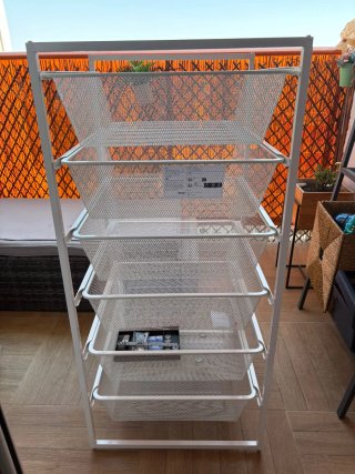 Cajonera Metálica Jonaxel Ikea Blanca