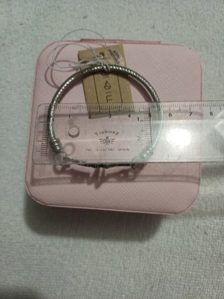 Pulsera acero inoxidable diseño latido corazón