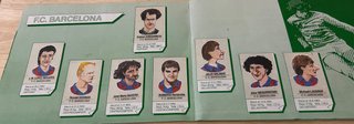Álbum cromos Caricaturas de Futbolistas Famosos