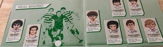Álbum cromos Caricaturas de Futbolistas Famosos