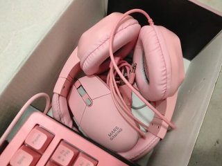 Pack Gaming Mars Gaming Tastiera e Mouse Rosa