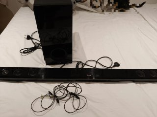 Barra Sonido LG S33A1-D + Subwoofer + Mando
