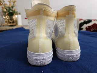 Converse All Star Transparentes Beige/Blanco