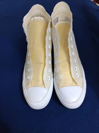 Converse All Star Transparentes Beige/Blanco