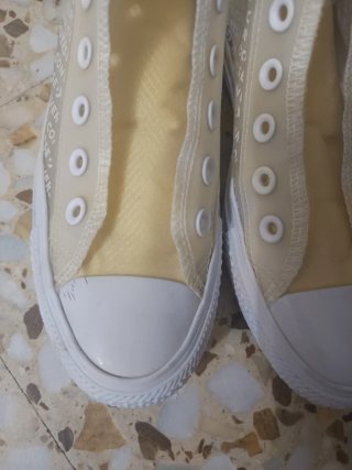 Converse All Star Transparentes Beige/Blanco