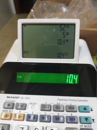 Calculadora Sharp EL-1501